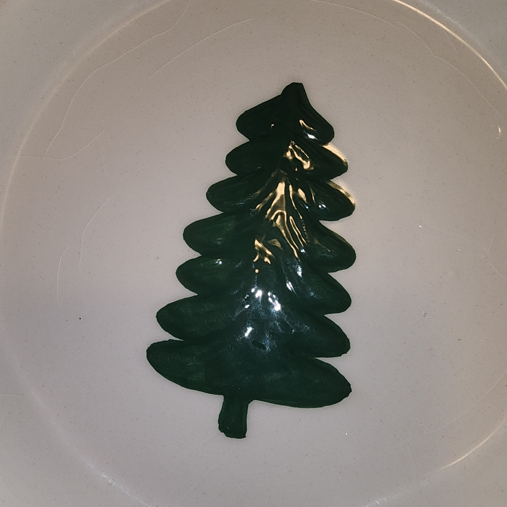 Ceramic Tree Design Spoon Rest - Picture 2 of 5